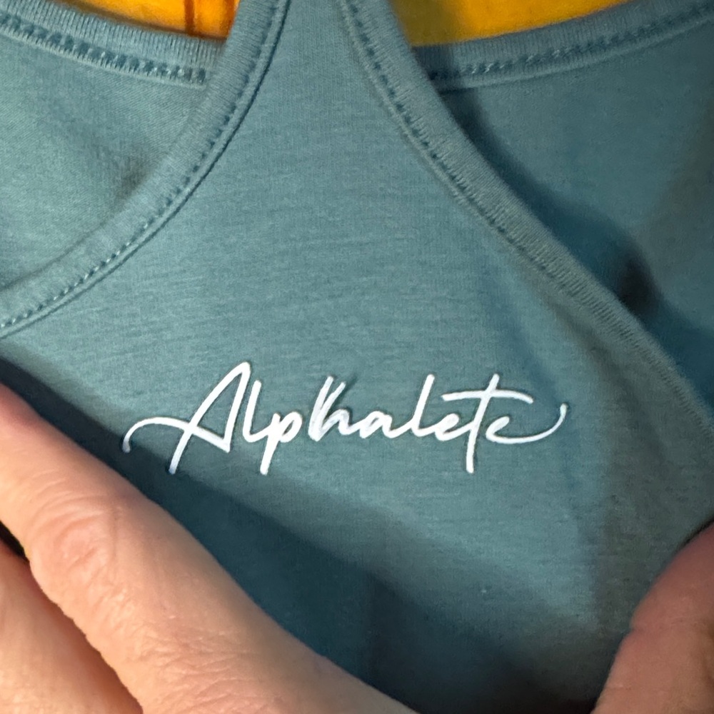 Alphalete Sea Green Spaghetti Strap Tank - Picture 6 of 6